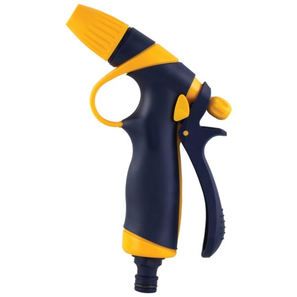 Agulheta Rega Tipo Pistola Regulável Com Punho Borracha - Flux