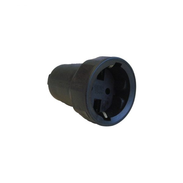 Ficha Femea Shucko Borracha 16A - Flux