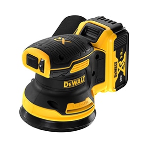 Lixadora Rotorbital sem escovas XR 18V com 2 Baterias Li-Ion 5,0Ah - DeWalt