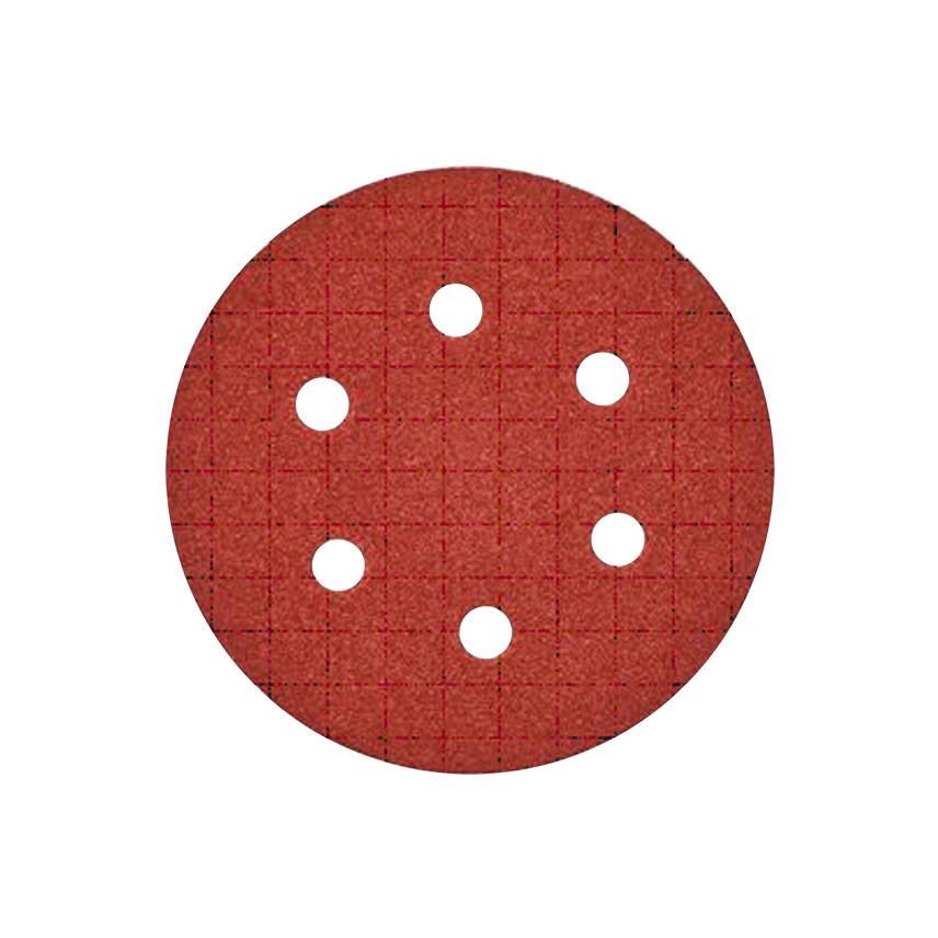 Disco de lixa com Fixação Rápida (6 furos) - 5uds - Pecol