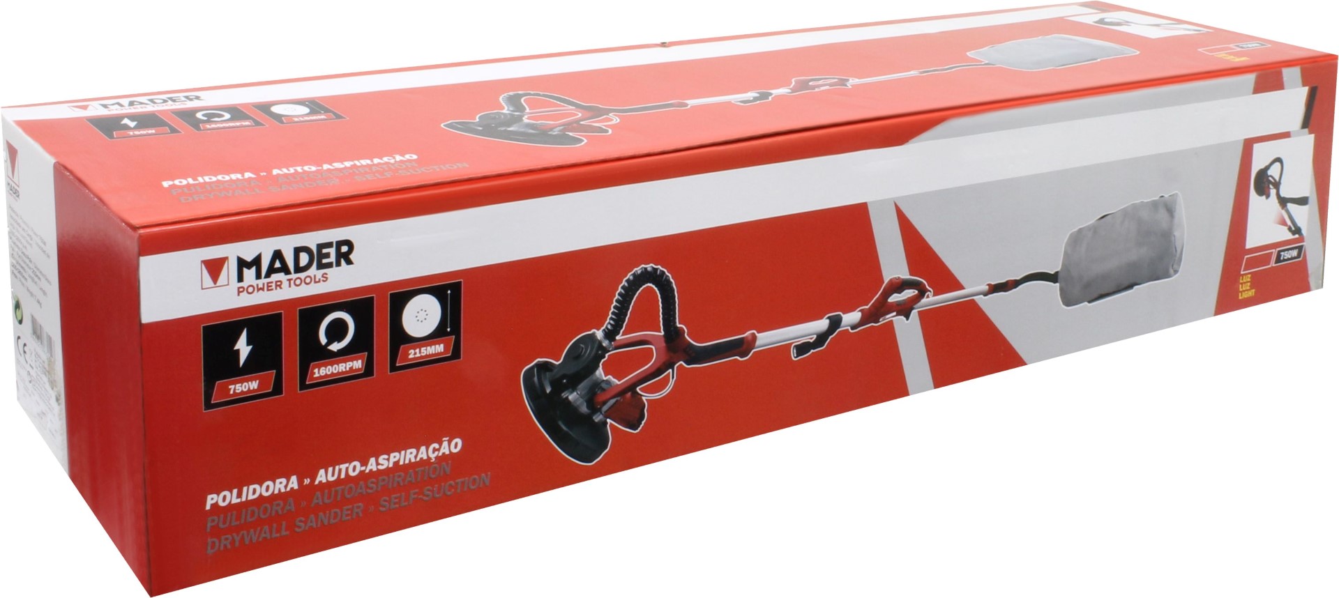 Polidora Eléctrica com Aspirador 750W - Mader - Image 5