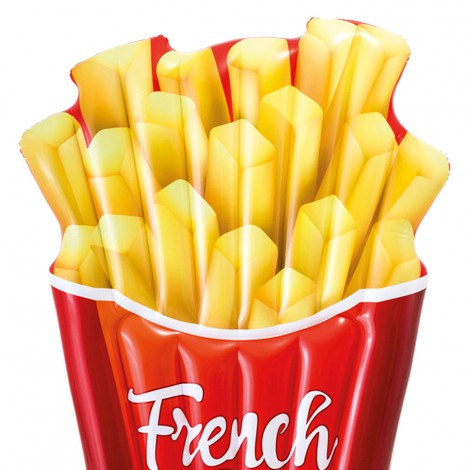 Colchão Insuflável  - com Forma de Batatas Fritas Em Recipiente - 132x175cm 
 - INTEX - Image 3