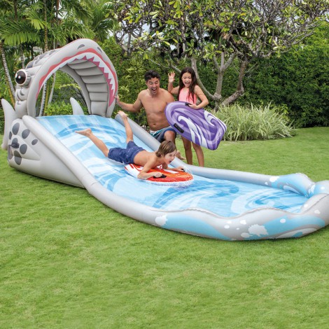 Escorregador Insuflável  Tuburão com Pranchas
 - INTEX - Image 3