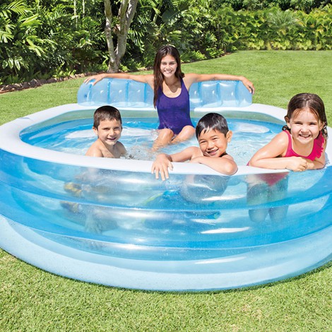 Piscina Insuflável  com Poltrona 224x216x76cm - 640 L 
 - INTEX - Image 3