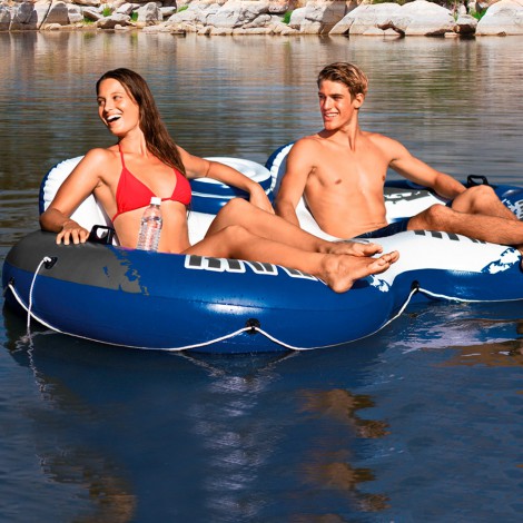 Roda Dupla com Arca - Colchão Insuflável  River Run - 243x157cm 
 - INTEX - Image 3