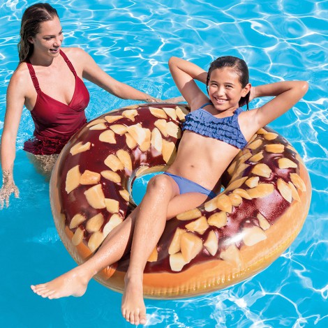Roda Insuflável Donut de Chocolate  Impressão Realista 
 - INTEX - Image 3