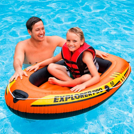 Barco Insuflável  Explorer Para Crianças - 137x85x23cm
 - INTEX - Image 4