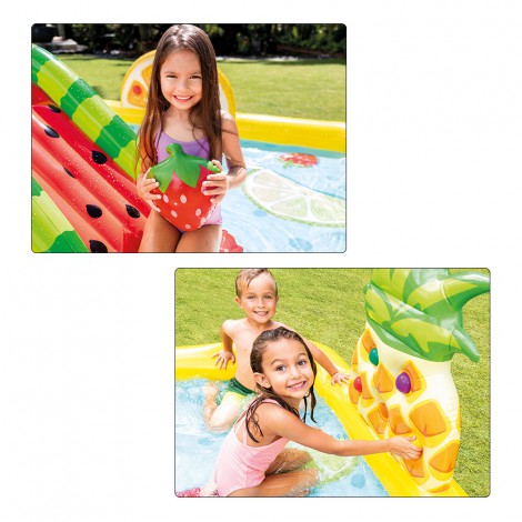 Centro de Jogos  Frutas com Escorrega e Pulverizador
 - INTEX - Image 4