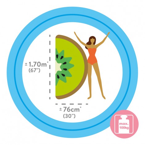 Colchão Insuflável Kiwi  com Impressão Realista 
 - INTEX - Image 4