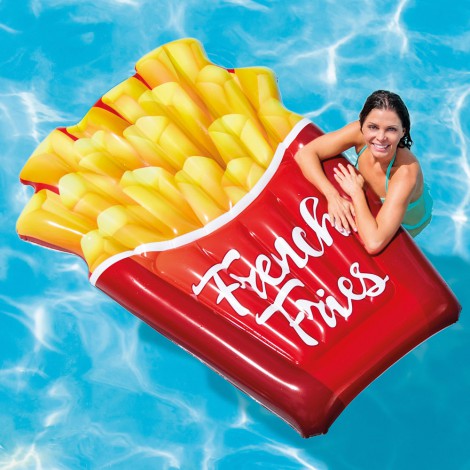 Colchão Insuflável  - com Forma de Batatas Fritas Em Recipiente - 132x175cm 
 - INTEX - Image 4