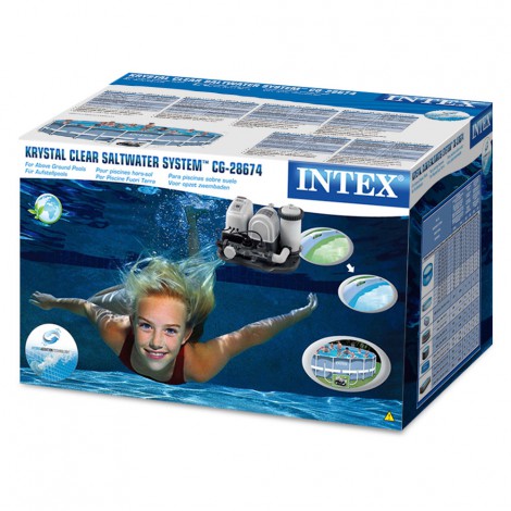 Combo Bomba Cartucho + Clorador Salino Kristal Clear 
 - INTEX - Image 4