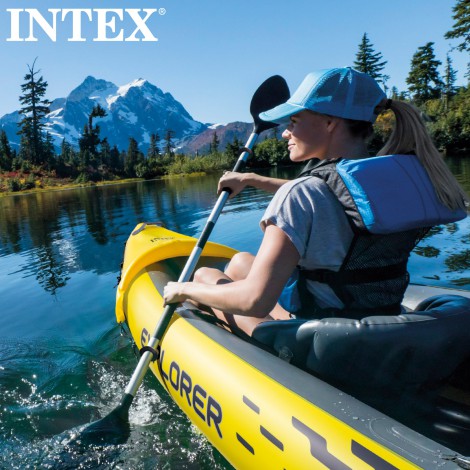 Kayak Insuflável  Explorer K2 & 2 Remos - 312x91x51cm  - INTEX - Image 3