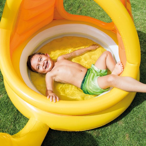 Piscina Infantil Insuflável  - com Forma de Caracol - 145x102x74cm - 53litros 
 - INTEX - Image 4