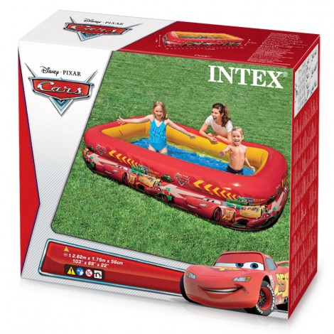 Piscina Insuflável  Licença Cars 262x175x53cm - 770 L.
 - INTEX - Image 4