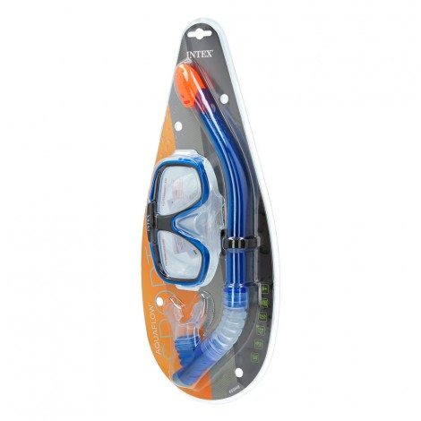 Tubo e Máscara de Mergulho  Policarbonato Reef Rider+8a
 - INTEX - Image 4