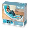 Cadeira Chaise Longue Splash Veludo 84x170x81cm-azul&branco
 - INTEX - Image 5