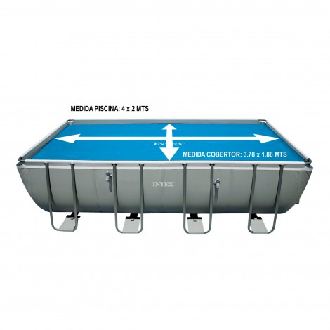 Cobertura Solar  378x186cm - Para Piscinas Retangulares de 400x200 
 - INTEX - Image 5
