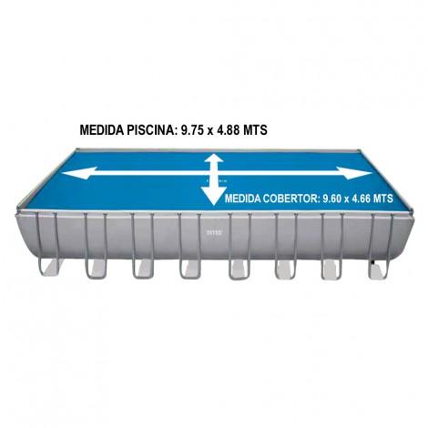 Cobertura Solar  940x466cm - Para Piscinas Retangulares de 975x488cm 
 - INTEX - Image 5