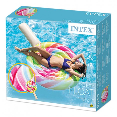 Colchão Insuflável Xl  - com Forma de Chupa Colorido - 135x208cm 
 - INTEX - Image 5