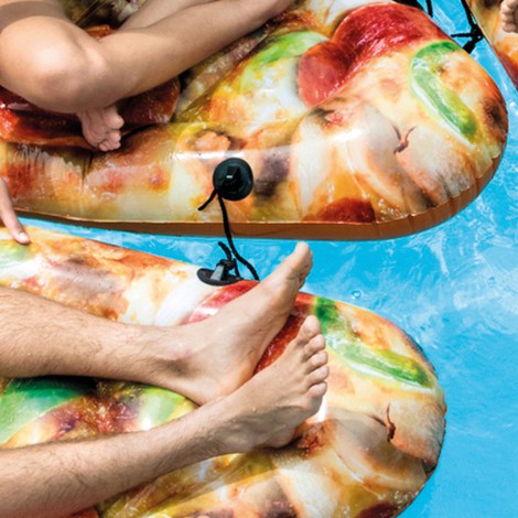 Colchão Insuflável  - com Forma de Fatia de Pizza - 145x175cm 
 - INTEX - Image 5