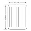 Colchão Insuflável  Dura-beam Standard Deluxe Single-high - 152x203x25cm 
 - INTEX - Image 5