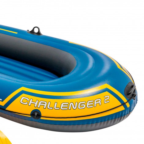 Barco Insuflável  Challenger 2 & Remos - 236x114x41cm 
 - INTEX - Image 6