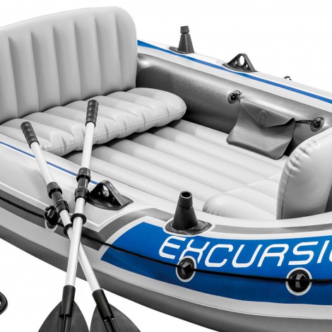 Barco Insuflável  Excursion 4 & 2 Remos - 315x165x43cm
 - INTEX - Image 6