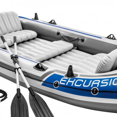 Barco Insuflável  Excursion 5 & 2 Remos - 366x168x43cm
 - INTEX - Image 6