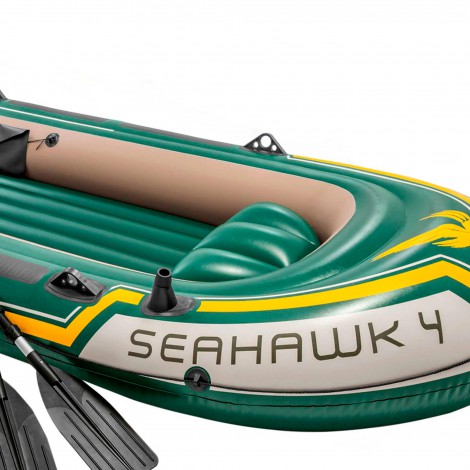 Barco Insuflável  Seahawk 4 & Remos - 351x145x48cm  
 - INTEX - Image 6