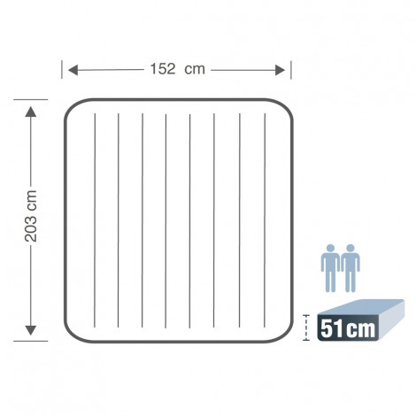 Colchão Insuflável  2 Pessoas Fiber-tech Prime Comfort Elevated
 - INTEX - Image 6