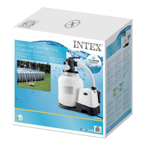 Combo  Bomba de Areia + Cloração Salina Eco 11g/h - 56 800 L
 - INTEX - Image 6