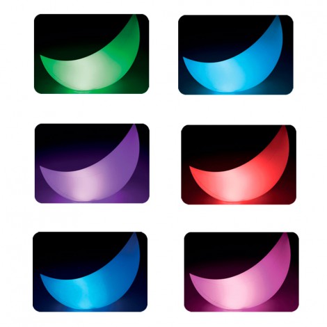 Lâmpada Led Lua 7 Cores 43x135x89cm - INTEX - Image 5