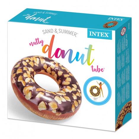 Roda Insuflável Donut de Chocolate  Impressão Realista 
 - INTEX - Image 6