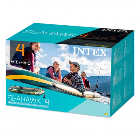 Barco Insuflável  Seahawk 4 & Remos - 351x145x48cm  
 - INTEX - Image 7