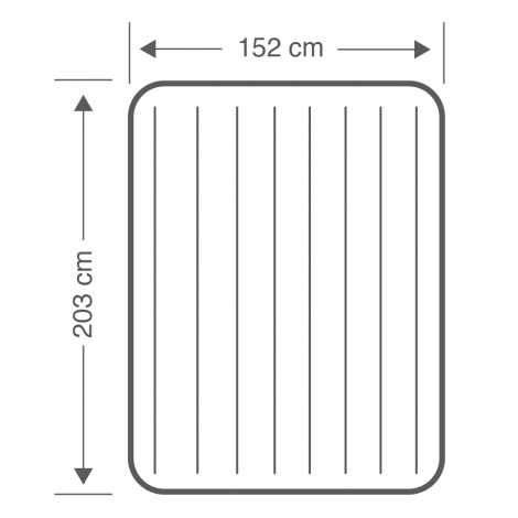 Colchão Insuflável  - Dura-beam Standard, Pillow Rest Midrise - 152x203x30cm
 - INTEX - Image 7