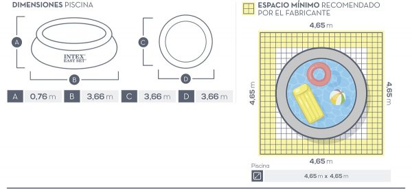 Piscina Insuflável  Easy Set 366x76cm - 5.621litros 
 - INTEX - Image 7