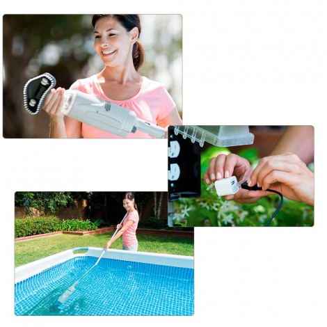 Aspiradora Manual Recarregável  Para Piscinas Desmontáveis e Spas
 - INTEX - Image 4