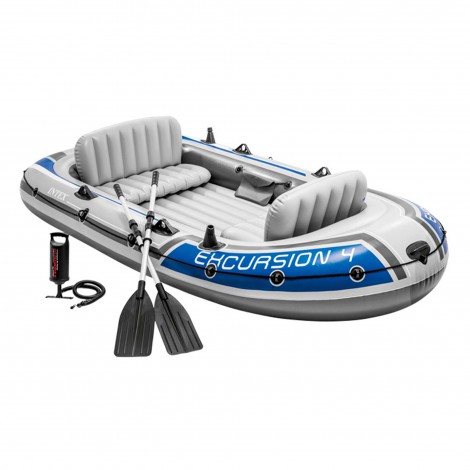 Barco Insuflável  Excursion 4 & 2 Remos - 315x165x43cm
 - INTEX