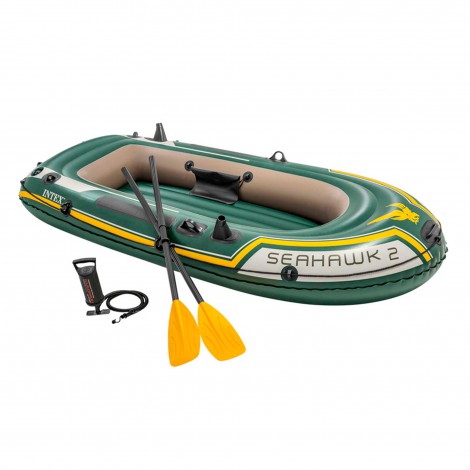 Barco Insuflável  Seahawk 2 & 2 Remos - 236x114x41cm 
 - INTEX