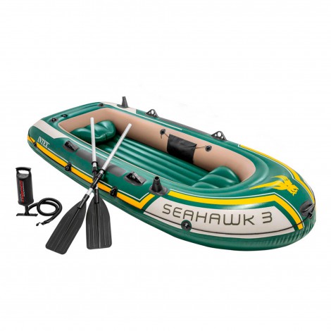 Barco Insuflável  Seahawk 3 & Remos Alu - 295x137x43cm
 - INTEX