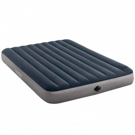 Colchão Insuflável Inex 2 Pessoas Bomba 2 Tempos Dura-beam Standard
 - INTEX