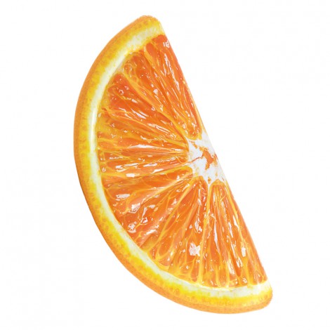 Colchão Insuflável Laranja  com Impressão Realista 
 - INTEX