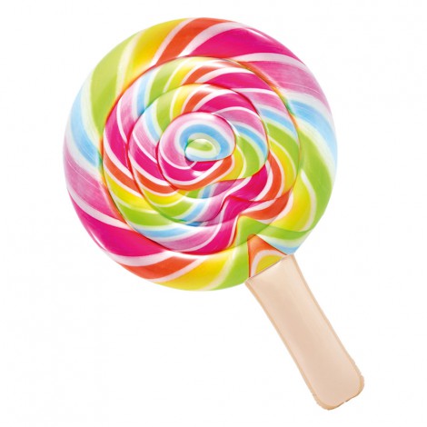 Colchão Insuflável Xl  - com Forma de Chupa Colorido - 135x208cm 
 - INTEX