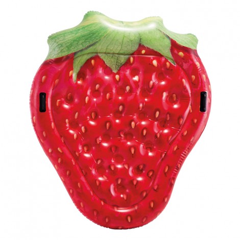 Colchão Morango Insuflável Realista
 - INTEX