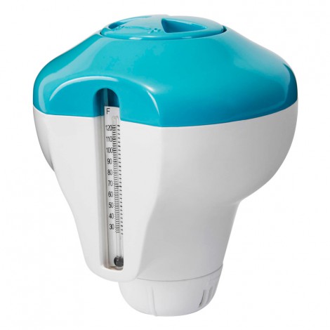 Dispensador de Cloro Flutuante com Termómetro  
 - INTEX