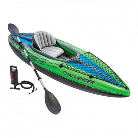 Kayak Insuflável  Challenger K1 & 1 Remo - 274x76x33cm
 - INTEX