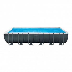 Piscina Desmontável Kit Voleibol Ultra Xtr Frame + Bomba + Cloração Salina+ Kit Limpeza 31.805litros - INTEX