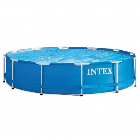 Piscina Desmontável  Metal Frame 366x76cm - 6.503 L  
 - INTEX