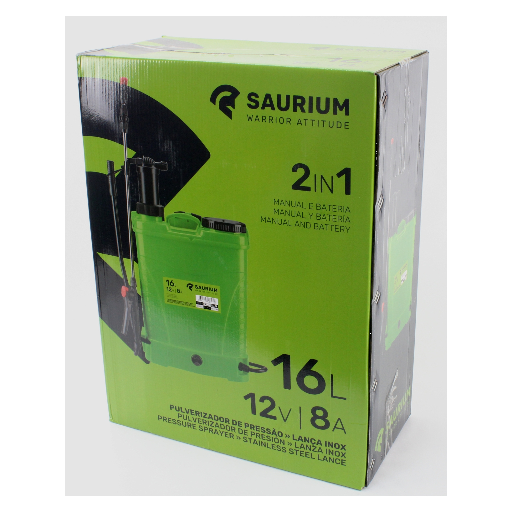 Pulverizador de Pressão 2 em 1, Manual e Bateria, 16L - Saurium - Image 6