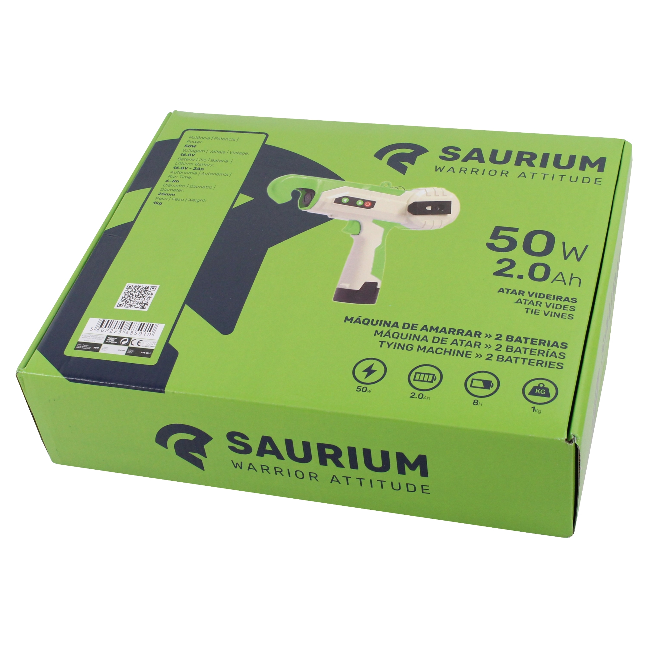 Máquina de Amarrar, 2 Baterias, 50W, 2.0Ah - Saurium - Image 6